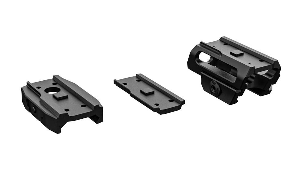 Falke 1x S Red Dot Reflex Sight, 2 MOA, Unlimited, Black, Fal30-0025