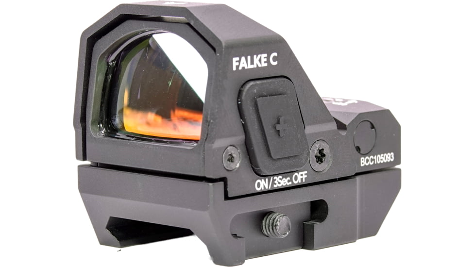 Falke Model C 1x26.5mm Ultra Robust Compact Reflex Sight, Clear Visible 3 MOA Dot Reticle, Black, One Size, FAL30-0031
