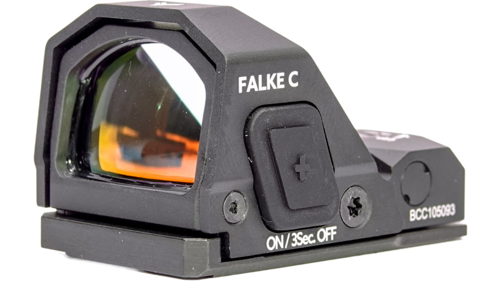 Falke Model C 1x26.5mm Ultra Robust Compact Reflex Sight, Clear Visible 3 MOA Dot Reticle, Black, One Size, FAL30-0031