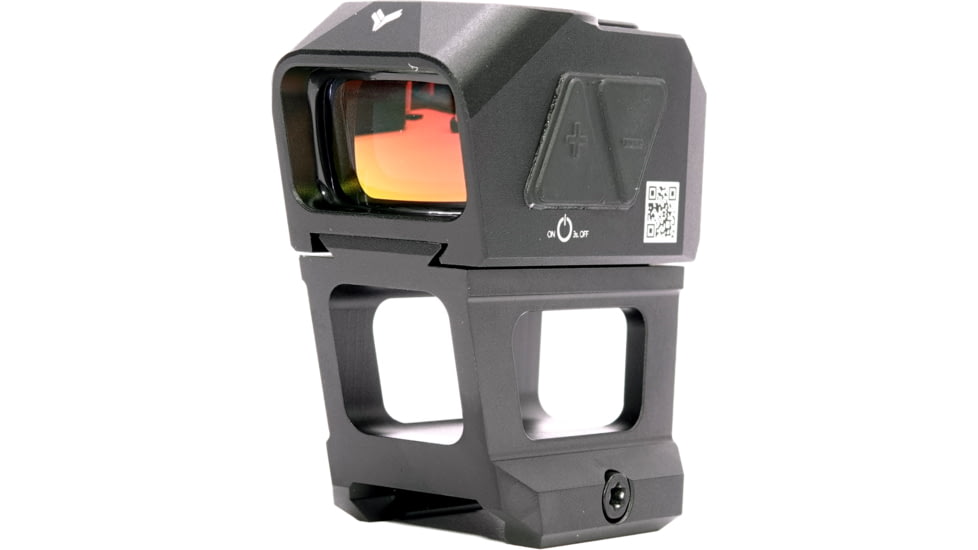 Falke Model CMS 1x25mm Closed Micro Reflex Sight, Clear Visible 3 MOA Dot Reticle, Black, One Size, FAL30-0029