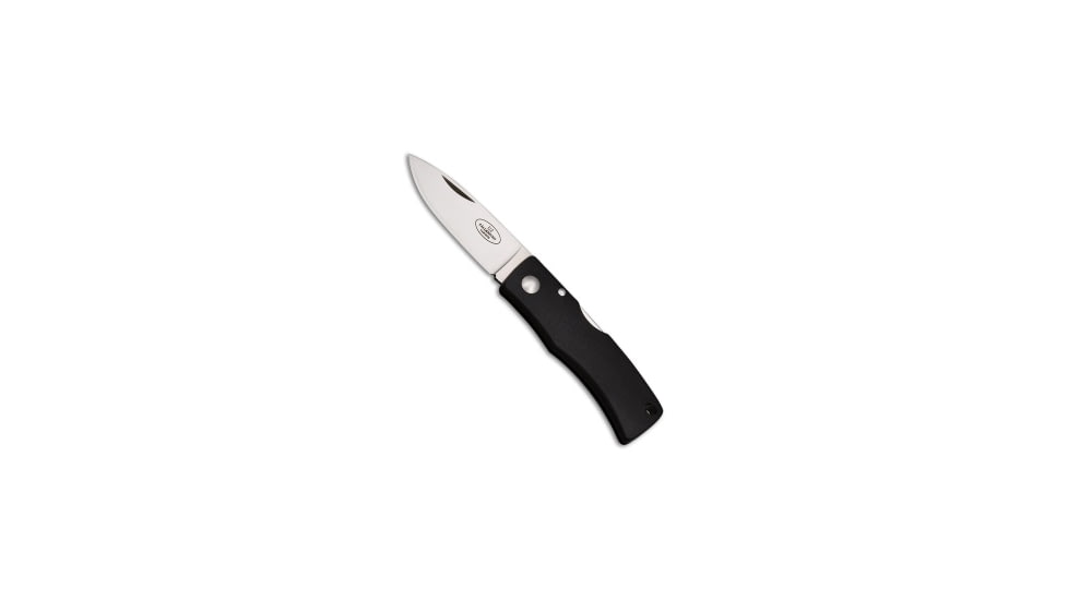 Fallkniven Fallkniven U2 Gemini Lockback Knife Black Zytel 2.5" Satin 3G, Black, 3G, adult, BHQ-47488