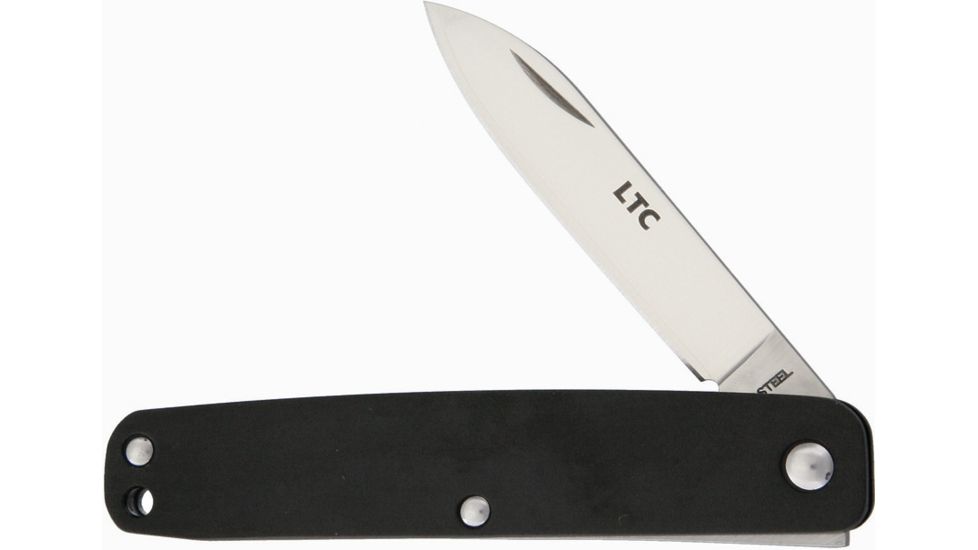 Fallkniven Legal To Carry Folder Black Folding Knife,2.25in,Satin,Aluminum Handle FNLTCBK