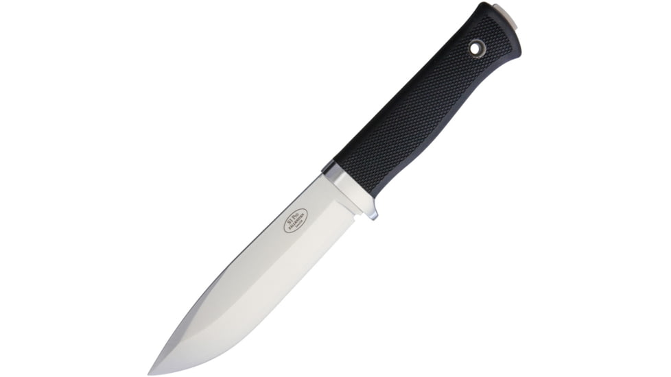 Fallkniven S1 Pro 10 Knife, 9.75in Overall, 5in Satin Laminate Cobalt Steel Blade, Black Checkered Tpr Handle, SS Guard, Black Zytel Sheath, S1PRO10
