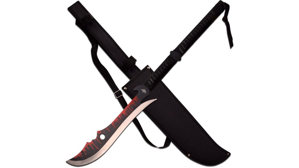 Fantasy Master Fixed Blade, 27.5in, Stainless Steel Blade, Fabric Wrapped Handle FM-669