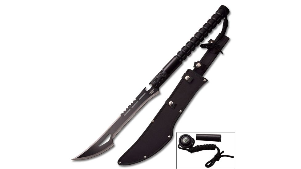 Fantasy Master Fixed Blade, 27.5in, Stainless Steel Blade, Nylon Fiber Handle FMT-052BK