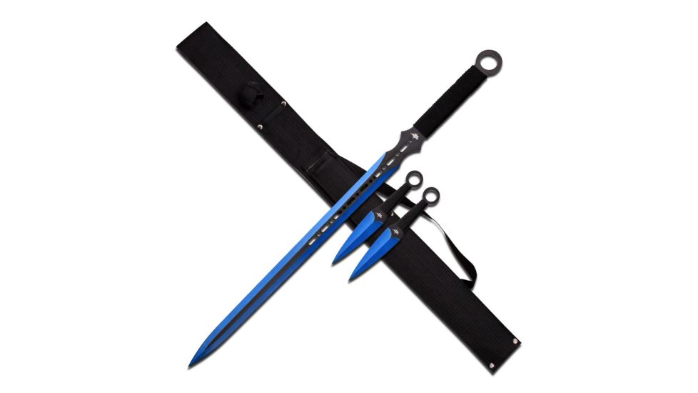 Fantasy Master Fixed Blade, 28in, Stainless Steel Blade, Cord Wrapped Handle FM-644BL