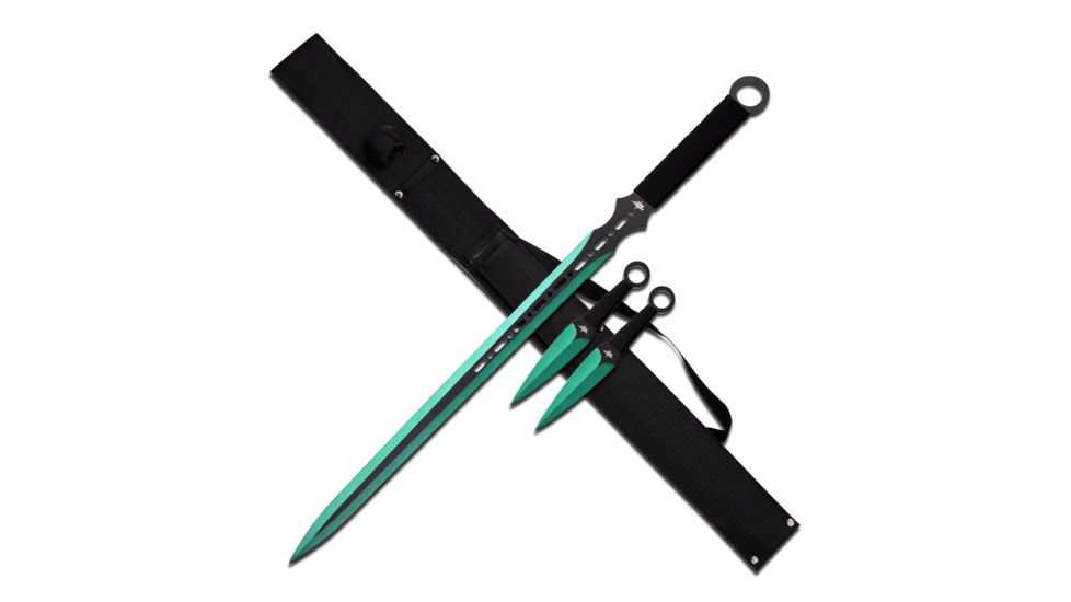 Fantasy Master Fixed Blade, 28in, Stainless Steel Blade, Cord Wrapped Handle FM-644GN