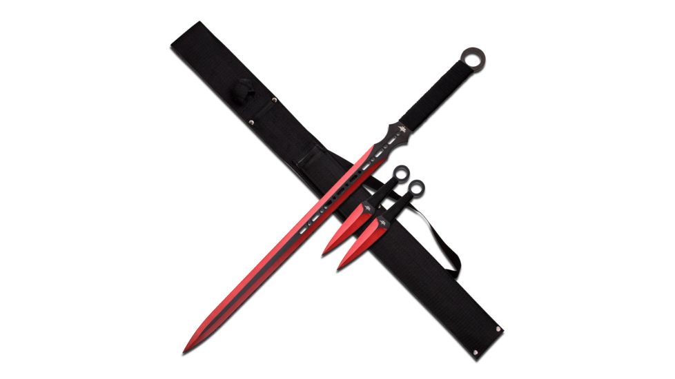 Fantasy Master Fixed Blade, 28in, Stainless Steel Blade, Cord Wrapped Handle FM-644RD