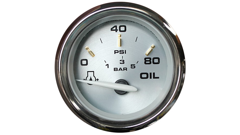 Faria Beede Instruments Kronos 2" Oil Pressure Gauge - 80 PSI 54726