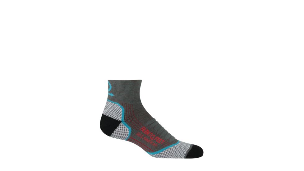 Farm To Feet Damascus Light 1/4 Crew Sock - Mens, Dark Shadow, Large, FF-8991-021-DS-L