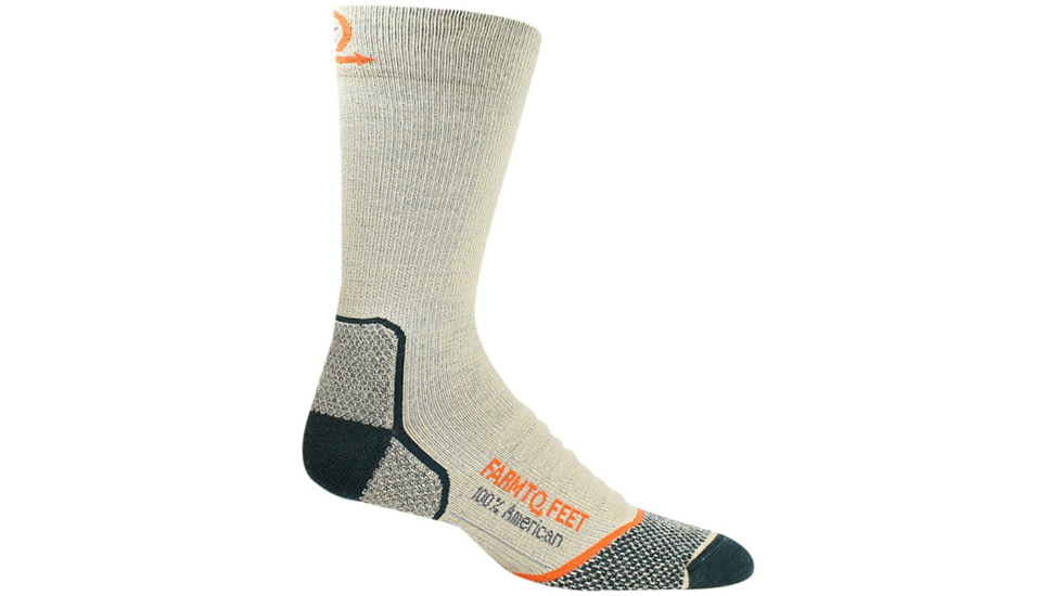 Damascus Light Crew Sock - Mens-Curds and Whey/Platinum-X-Large