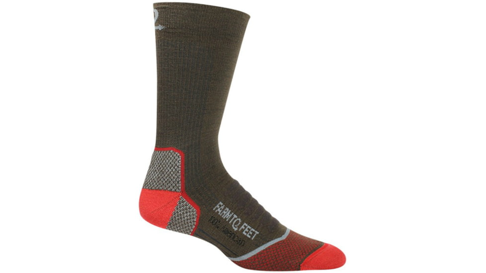 Damascus Light Crew Sock - Mens-Turkish Coffee/Granite-Large