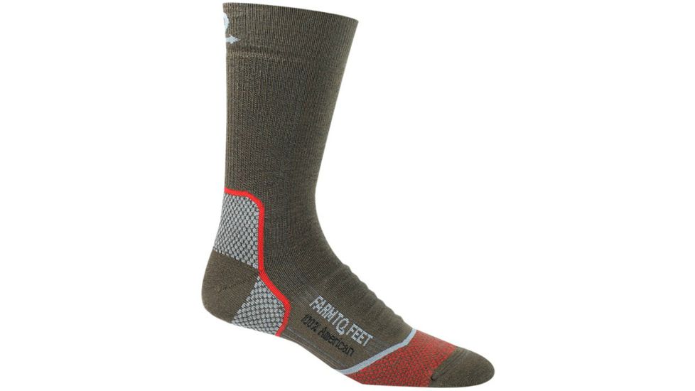 Damascus Medium Crew Sock - Mens-Turkish Coffee/Granite-Medium