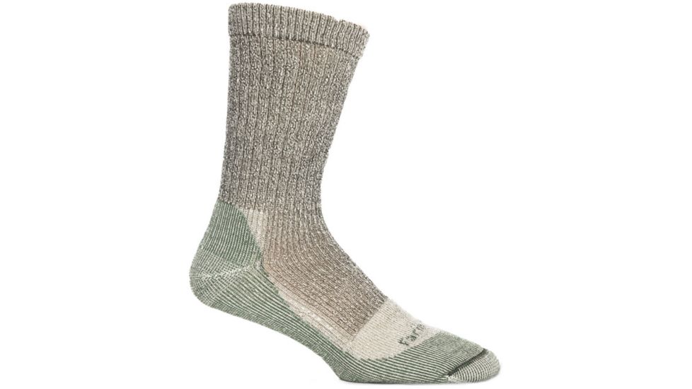Farm To Feet NFZ Boulder Light Crew Hiking Sock - Men's-Black-Large