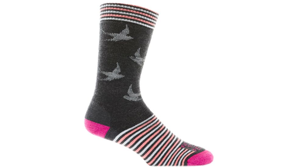 Farm To Feet Wrightsville Sparrow Sporting Sock - Women's-Charcoal/Berry-Medium
