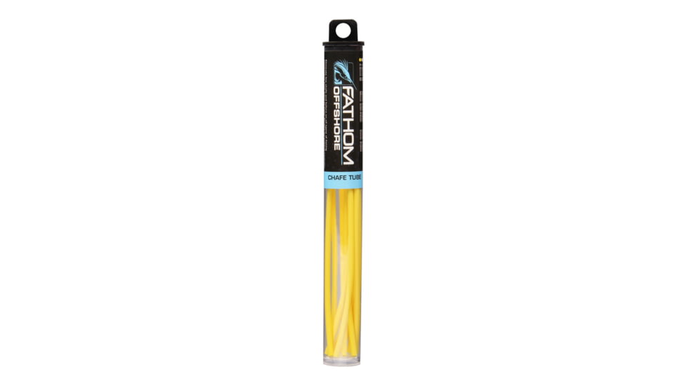 Fathom Chafe Tube Size 2.2mm Fits 300-450Lb Mono, Yellow, CT-2.2-YLW