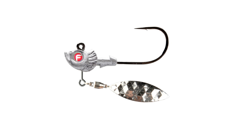 Fathom Pro-Select Belly Blade Jig Head 1/4oz Lead Red, JH02-1/4-LEDR