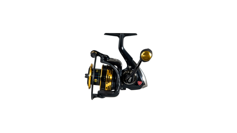 Favorite Fishing Jack Hammer Spinning Reel, 2000, 5.2:1, Black/Gold, JHM2000