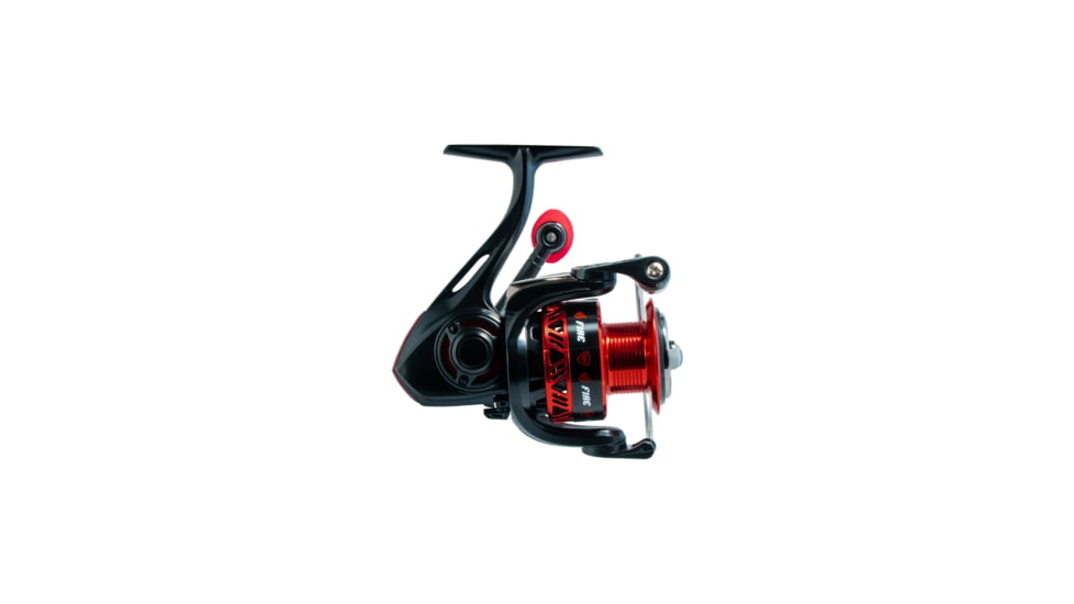 Favorite Fishing PBF Fire Stick Spinning Reel, 3000, 5.2:1, Red/Black, FS3000