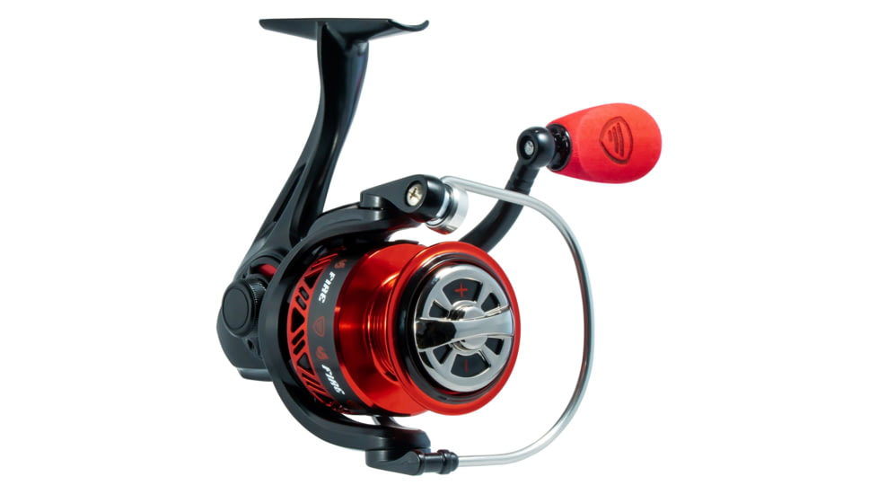 Favorite Fishing PBF Fire Stick Spinning Reel, 3000, 5.2:1, Red/Black, FS3000