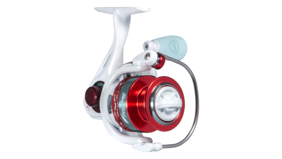 Favorite Fishing PBF Shay Bird Spinning Reel, 2000, 5.2:1, White/Red, SBR2000