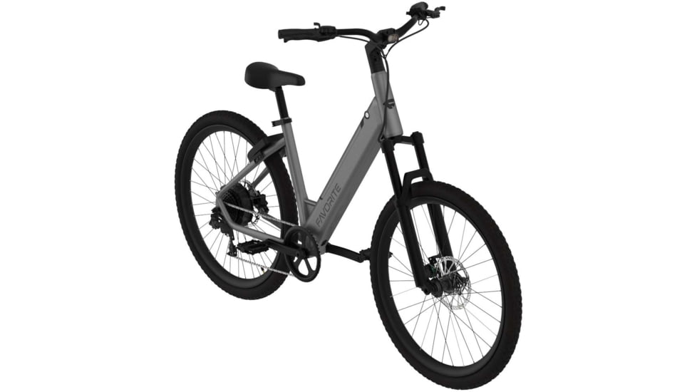 Favorite Hybrid ST E-Bike, Grey, Medium, 10-50004