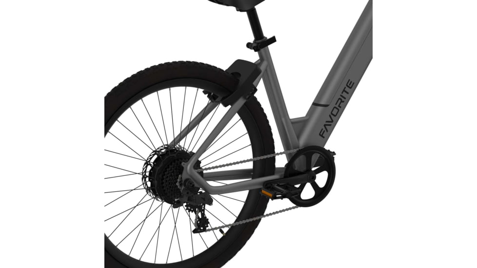 Favorite Hybrid ST E-Bike, Grey, Medium, 10-50004