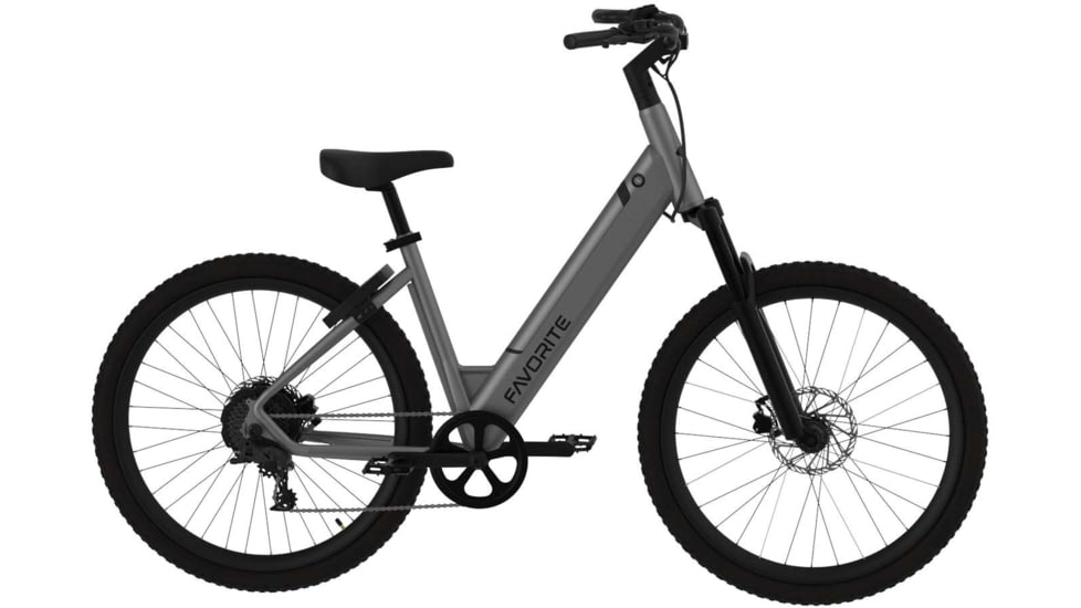 Favorite Hybrid ST E-Bike, Grey, Medium, 10-50004