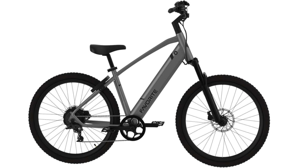 Favorite Hybrid XR Pro E-Bike, Grey, Large, 10-50005