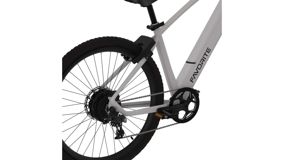 Favorite Hybrid XR Pro E-Bike, White, Large, 10-50014