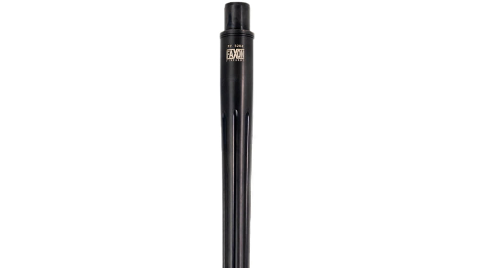 Faxon Firearms 10/22 Barrel, .22LR, 16in, Straight Fluted, 1-16 Twist, Threaded, Nitride, Black, 816341025783