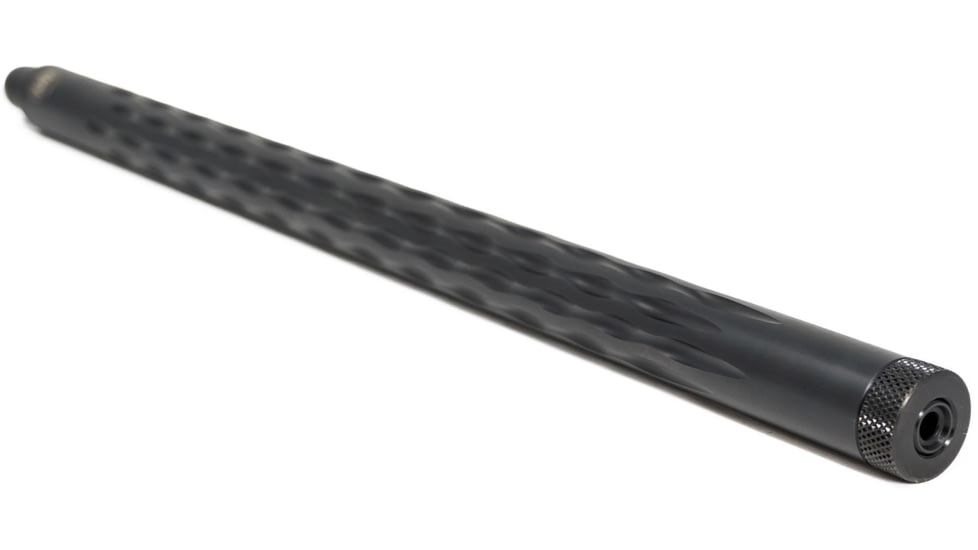 Faxon Firearms 10/22 Bull Barrel, .22LR, 16in, Flame Fluted, 1-16 Twist, Threaded, Nitride, Black, 816341026308