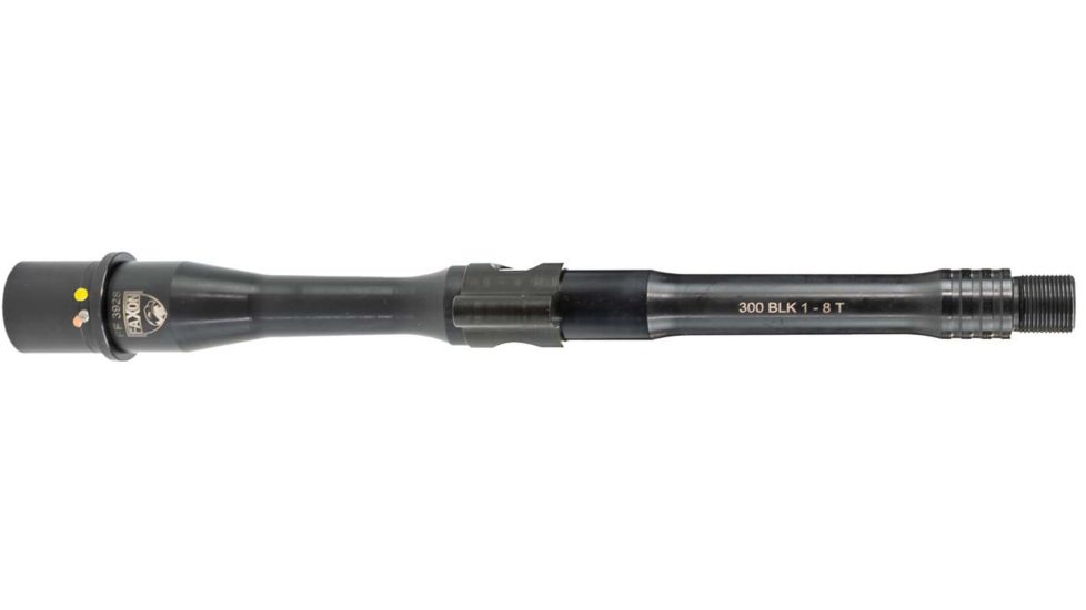 Faxon Firearms 10.5in Gunner Profile AR15 Barrel, 300 BLK, Pinned Gas Block, 15A38P10NGQ-APGB