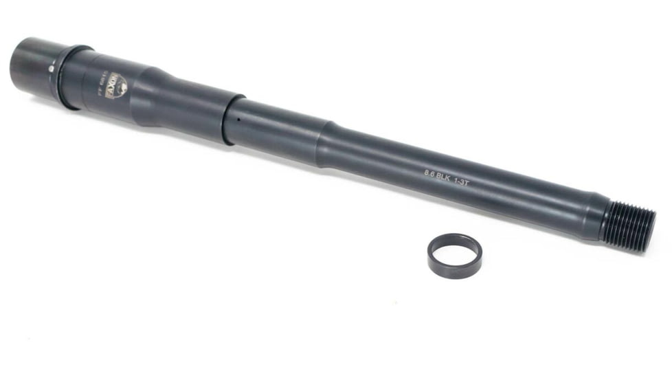 Faxon Firearms 12in Big Gunner Barrel, 8.6 BLK, Pistol Length, 4150, Nitride, 1-3 Twist Rate, Black, 10A863P12NGQ