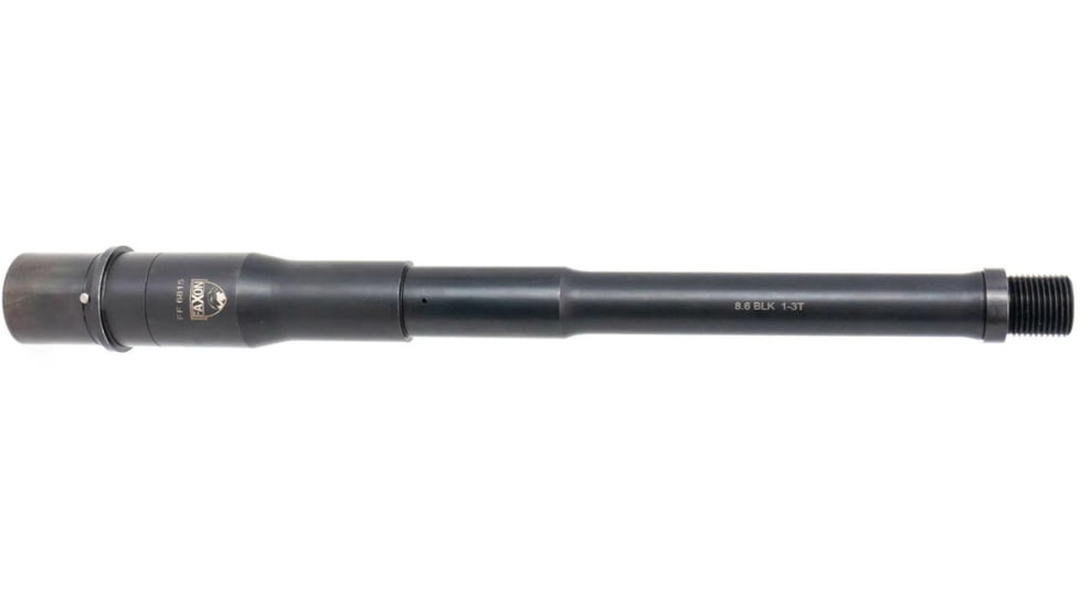 Faxon Firearms 12in Big Gunner Barrel, 8.6 BLK, Pistol Length, 4150, Nitride, 1-3 Twist Rate, Black, 10A863P12NGQ
