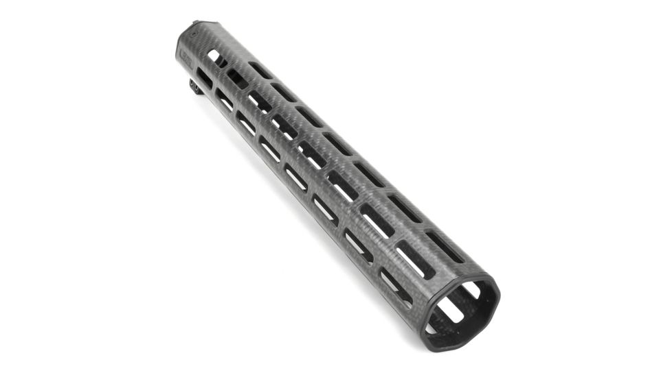 Faxon Streamline Carbon Fiber 15 in M-LOK Handguard, Aluminum, Anodized, FFHGMLOK15C1