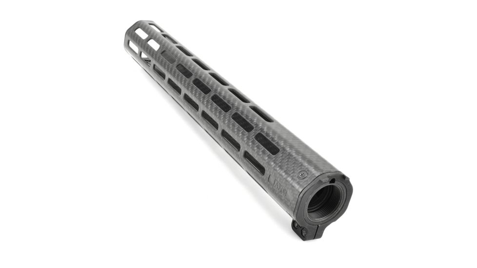 Faxon Streamline Carbon Fiber 15 in M-LOK Handguard, Aluminum, Anodized, FFHGMLOK15C1