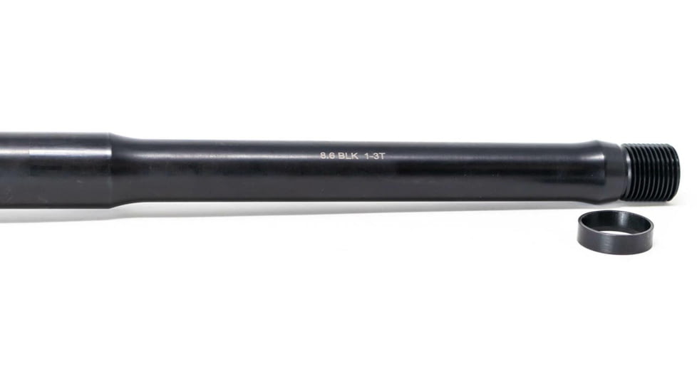 Faxon Firearms 16in Big Gunner Barrel, 8.6 BLK, Carbine Length, 4150, Nitride, Black, 10A863C16NGQ