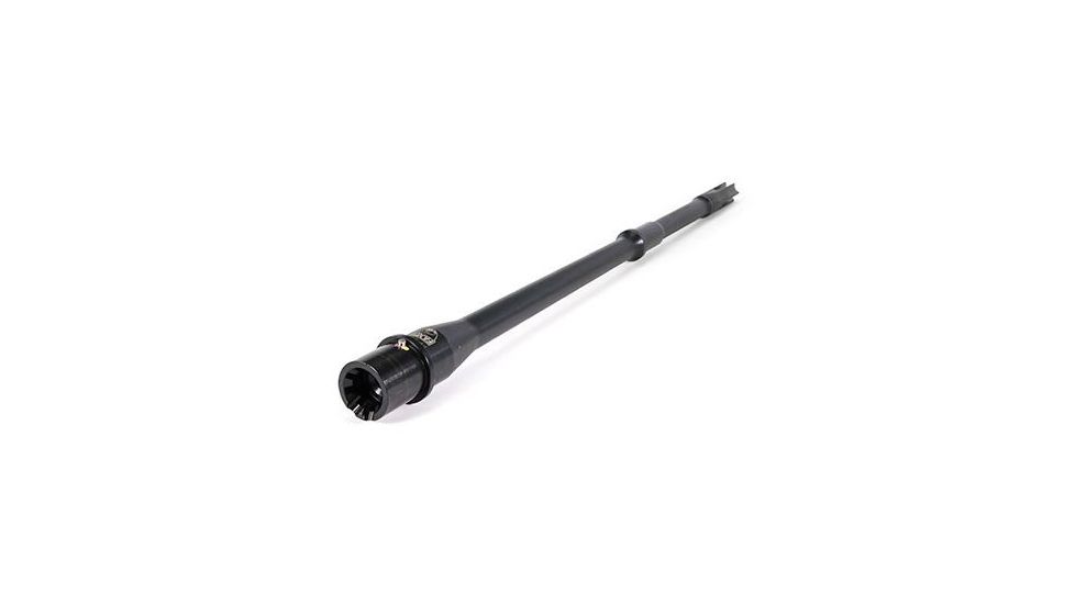 Faxon Firearms 16in Legal, SLIM Perm Flash Hider, 14.5in PENCIL, 5.56 NATO, Mid-Length, 4150 QPQ Barrel, Black Nitride, 15A58M14NPQPFH3