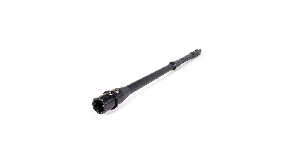 Faxon Firearms 16in Legal, SLIM Perm Flash Hider, 14.5in PENCIL, 5.56 NATO, Mid-Length, 4150 QPQ Barrel, Black Nitride, 15A58M14NPQPFH3