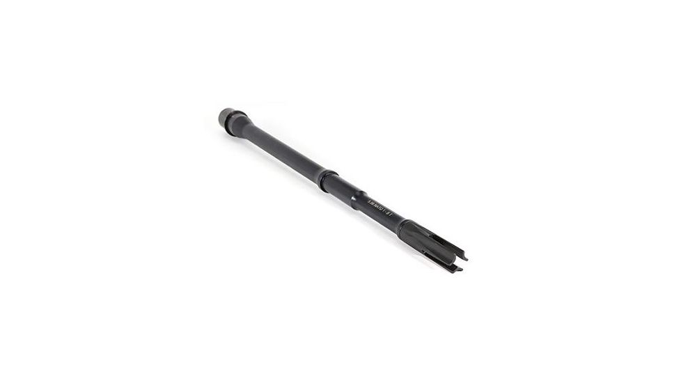 Faxon Firearms 16in Legal, SLIM Perm Flash Hider, 14.5in GUNNER, 5.56 NATO, Mid-Length, 4150 QPQ Barrel, Black Nitride, 15A58M14NGQPFH3