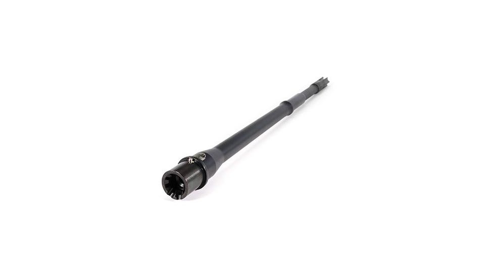 Faxon Firearms 16in Legal, SLIM Perm Flash Hider, 14.5in GUNNER, 5.56 NATO, Mid-Length, 4150 QPQ Barrel, Black Nitride, 15A58M14NGQPFH3