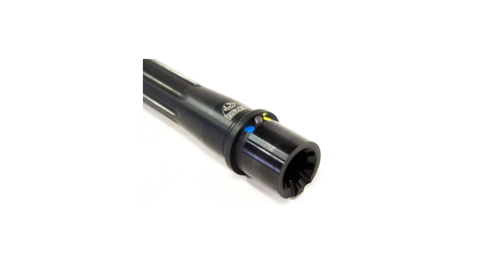 Faxon Firearms 18in Heavy Fluted, 5.56 NATO, Rifle-Length, 416-R Stainless Steel QPQ Black Nitride