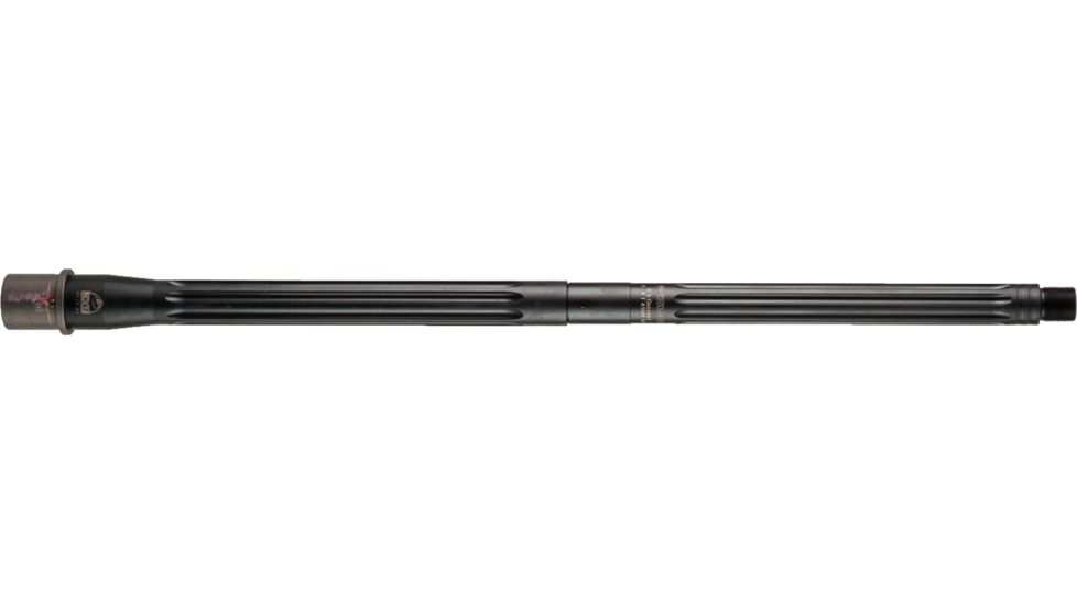 Faxon Firearms 18in, Heavy Fluted, 6.5 Grendel, Mid-Length, 416-R Stainless Steel QPQ Barrel, Black Nitride, 15BG8M18FHQ-5R 