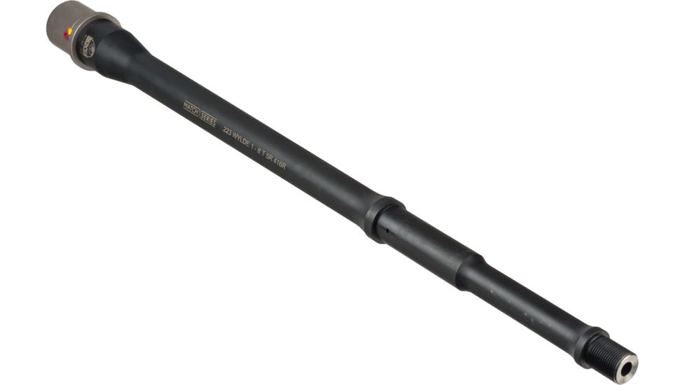 Faxon Firearms .223 Wylde Gunner Rifle Barrel, Mid-Length, 416-R Stainless QPQ Nitride, 5R, NP3 Extension, Black Nitride, 14.5, 15BW8M14NGQ-5R-NP3
