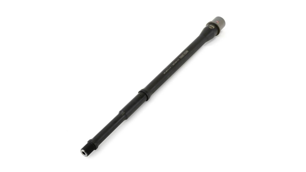 Faxon Firearms .223 Wylde Gunner Profile AR-15 Rifle Barrel, Mid-Length, 416-R Stainless QPQ Nitride, 5R, NP3 Extension, Black Nitride, 14.5, 15BW8M14NGQ-5R-NP3