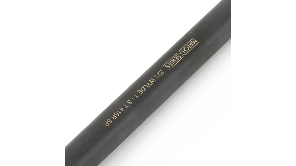Faxon Firearms .223 Wylde Gunner Rifle Barrel, Mid-Length, 416-R Stainless QPQ Nitride, 5R, NP3 Extension, Black Nitride, 14.5, 15BW8M14NGQ-5R-NP3