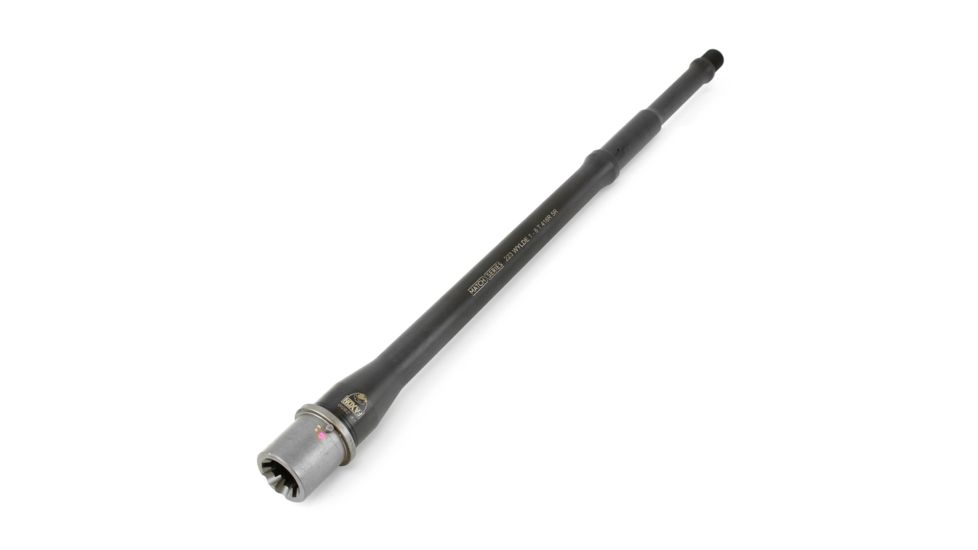 Faxon Firearms .223 Wylde Gunner Rifle Barrel, Mid-Length, 416-R Stainless QPQ Nitride, 5R, NP3 Extension, Black Nitride, 14.5, 15BW8M14NGQ-5R-NP3