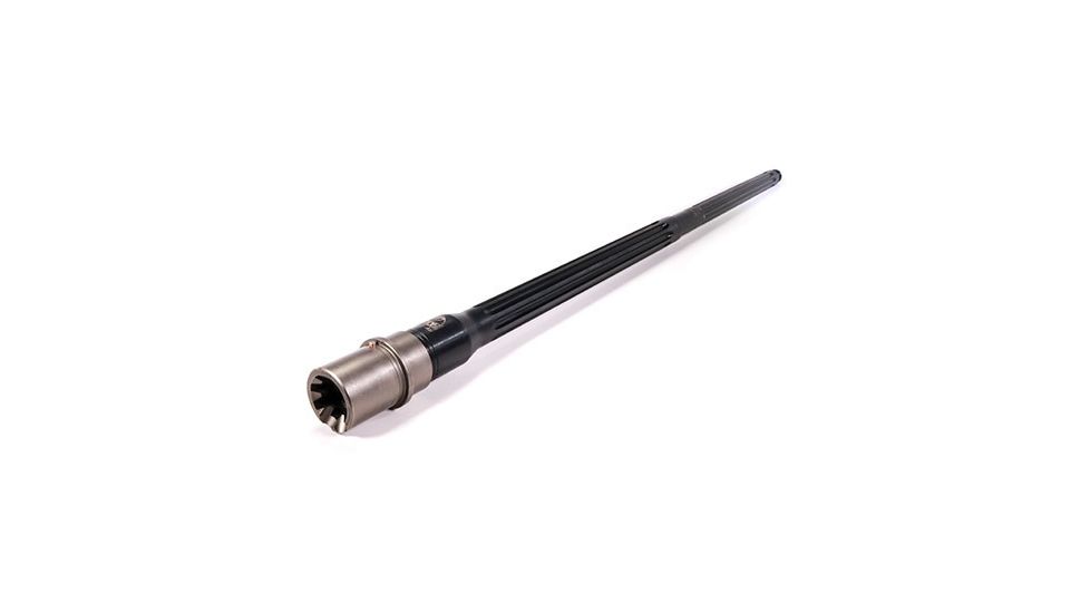 Faxon Firearms 24 inch Heavy Fluted Profile Barrel, Rifle-Length, 6.5 Creedmoor, 1-8 Twist, 5/8x24, 416-R SS, Nickel Teflon Extension, Nitride, Black, 10BC8R24FHQ-5R-NP3