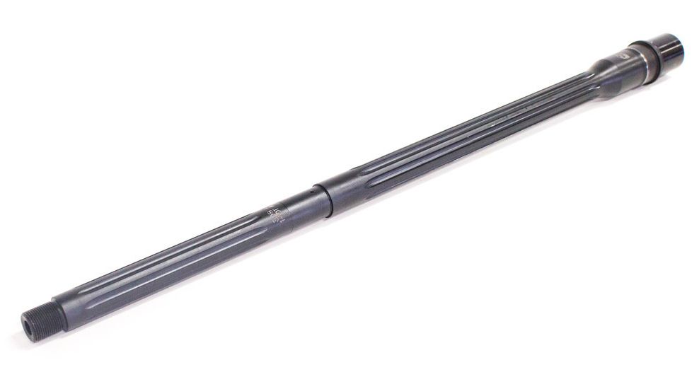 Faxon Firearms .308 Winchester Heavy Fluted Rifle Barrel, Rifle-Length, 416-R Stainless QPQ Nitride, 5R, NP3 Extension, Black Nitride, 20, 10B810R20FHQ-5R-NP3
